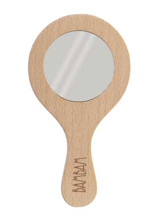 Handspiegel aus Holz